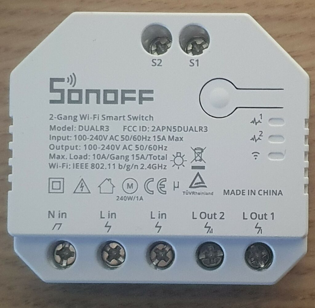 Sonoff Dual R3 WiFi Smart Switch