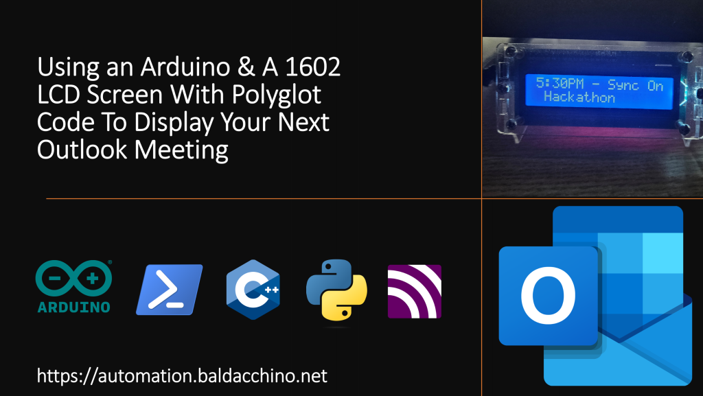 Using an Arduino & A 1602 LCD Screen With Polyglot Code To Display Your ...