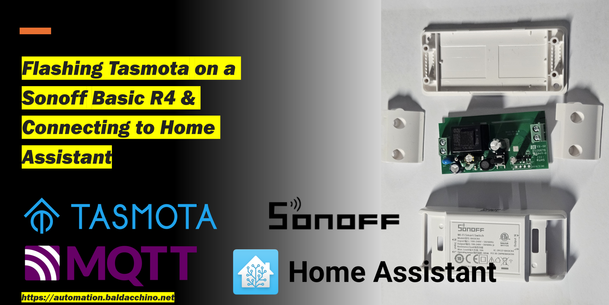 Flashing Tasmota On A Sonoff Basic R4 & Configuring For Home Assistant ...