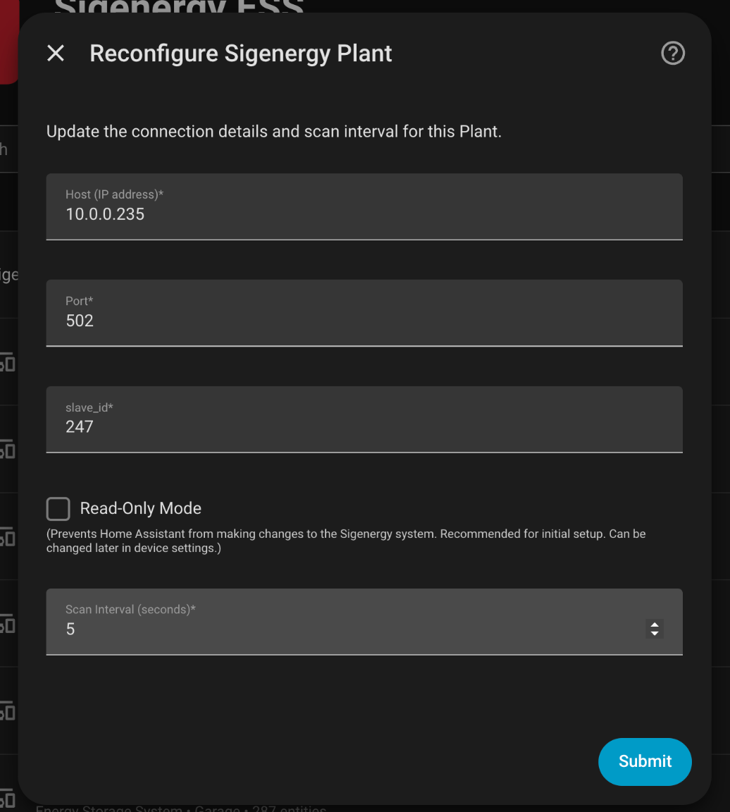 Read-Only Mode unticked. The description even tells you it is recommended for initial setup, which is why it defaults on